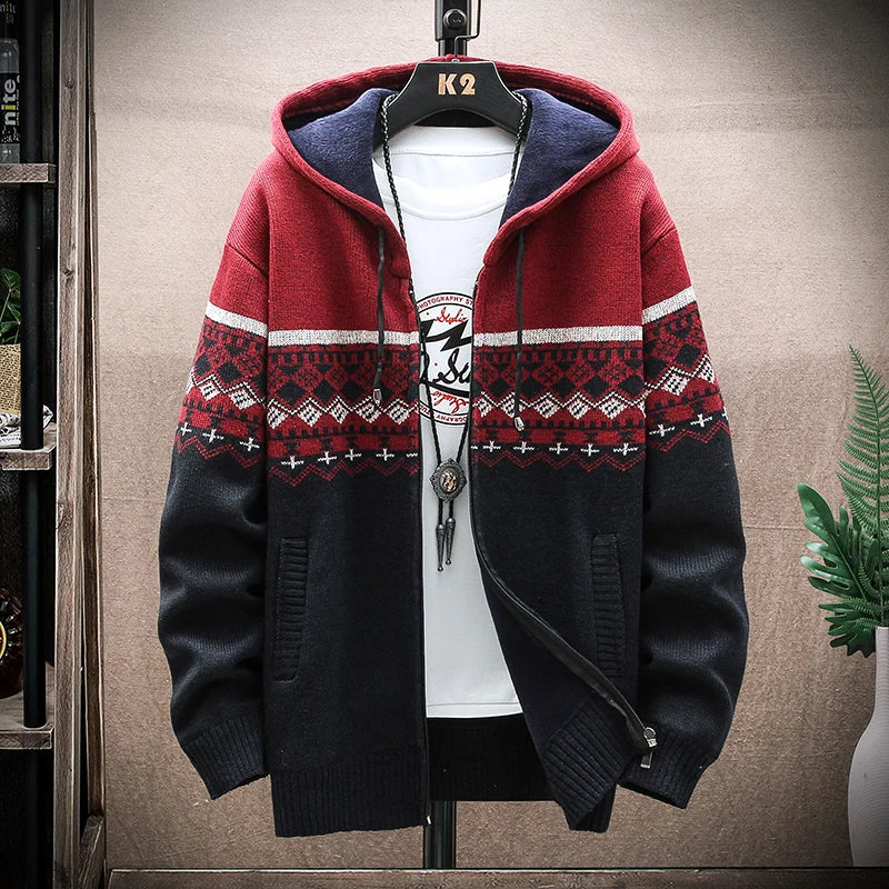 Trendige karierte Winterjacke - Drevon