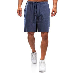 Modische Leinenshorts für den Sommer - Ignatius in Blau