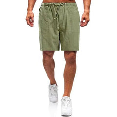 Modische Leinenshorts für den Sommer - Ignatius in Hellgrün