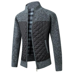 Moderne Slim Fit Winterjacke für Herren - Herbert in Dunkelgrau