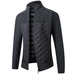 Moderne Slim Fit Winterjacke für Herren - Herbert in Schwarz