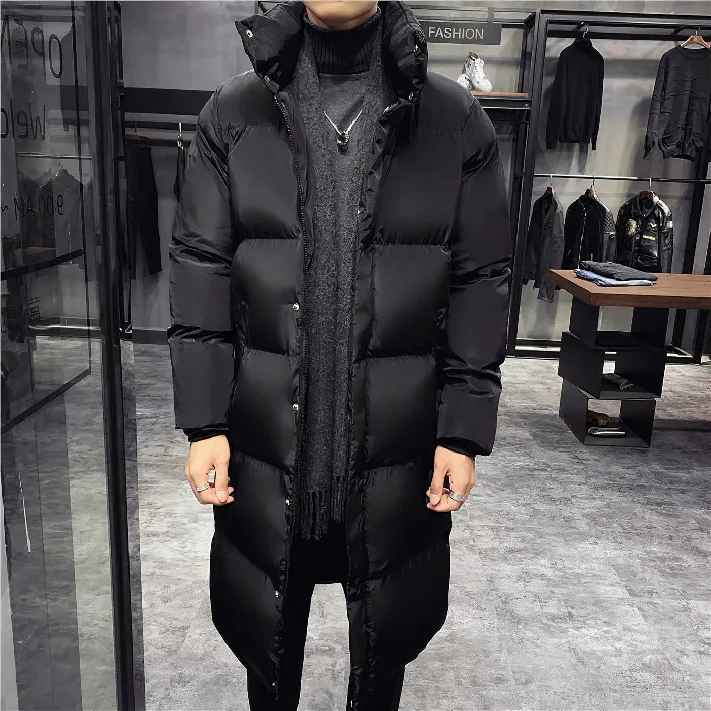 Stilvolle wasserdichte Pufferjacke für Männer - Egon