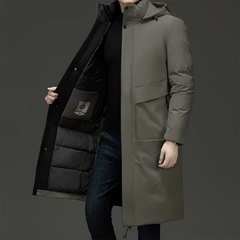 Stilvoller Thermo-Winterparka - Raul in Grau