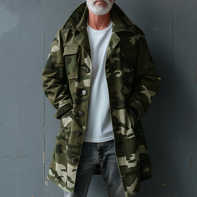Stilvoller Winter-Trenchcoat für Männer - Thomas