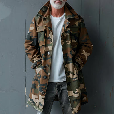 Stilvoller Winter-Trenchcoat für Männer - Thomas