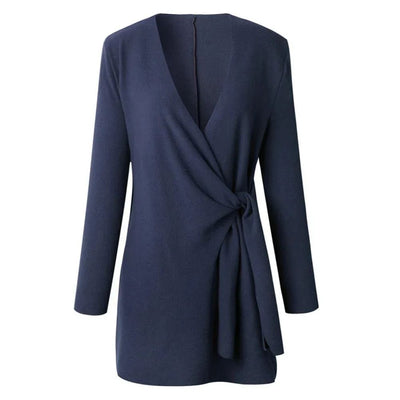 Strickstrickjacke mit Gürtel für Frauen - Anni
