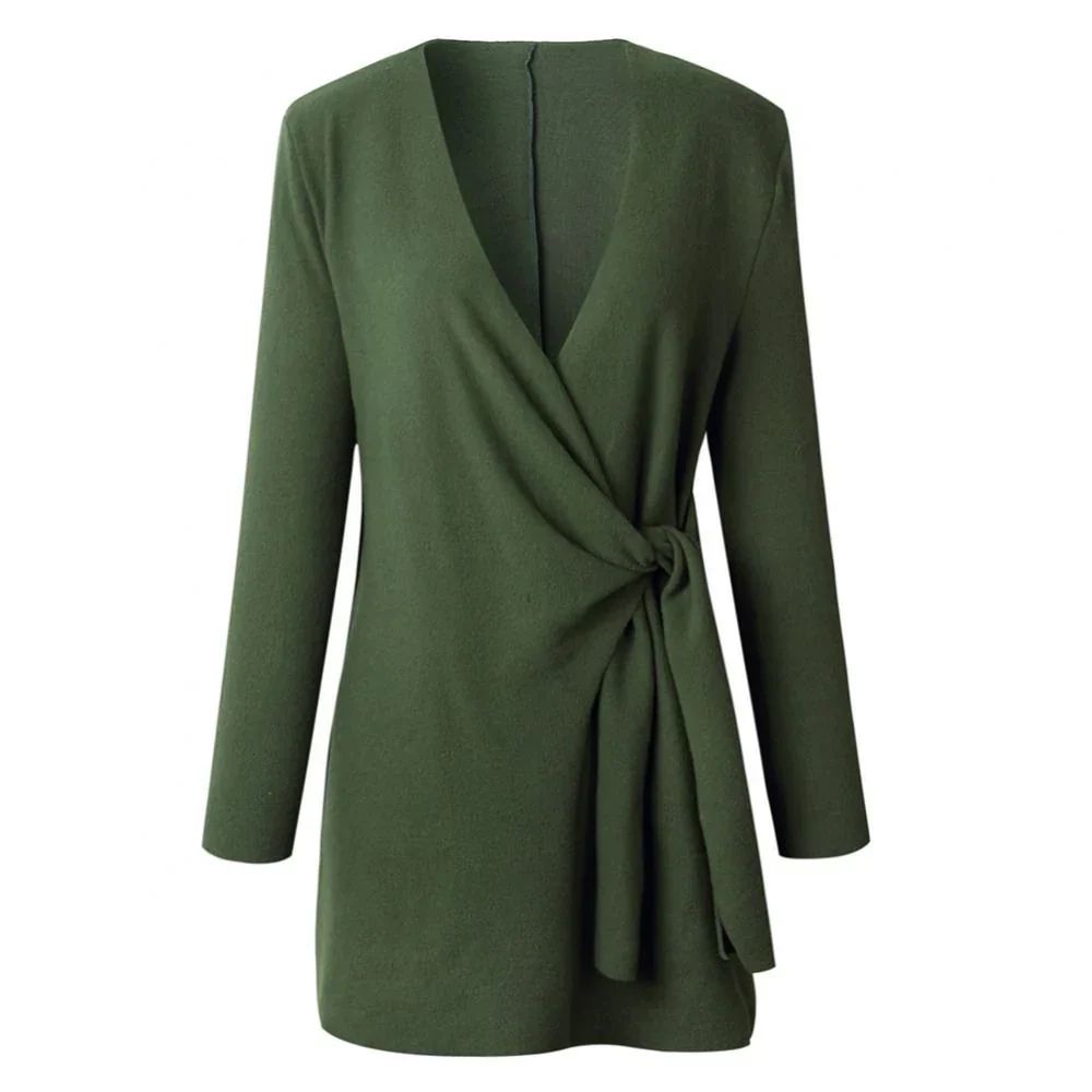 Strickstrickjacke mit Gürtel für Frauen - Anni
