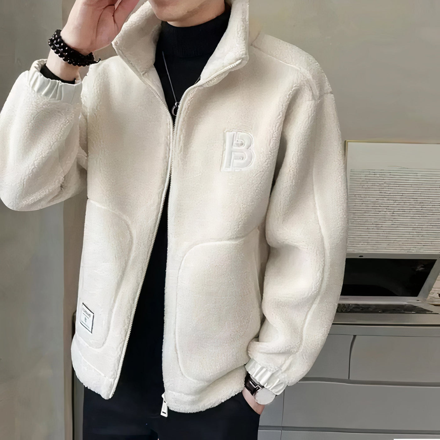 Stylische Fleece-Winterjacke für Männer - Orwin