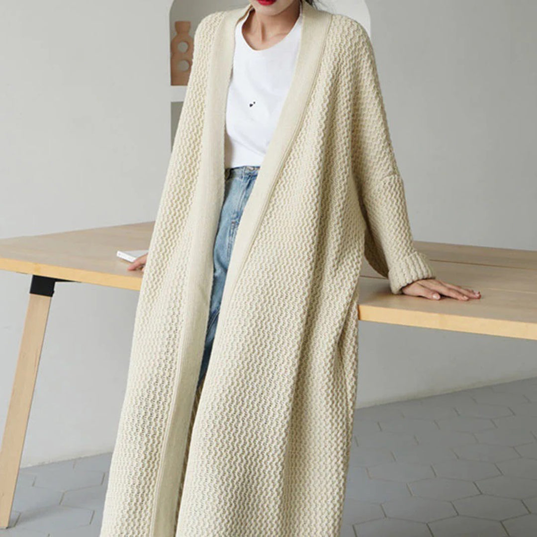 Stylische Strickjacke in Übergröße - Erna