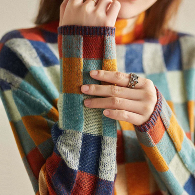 Stylischer Damenpullover | Rollkragen