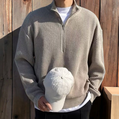 Stylischer Pullover mit Reißverschluss für Herren - Henno