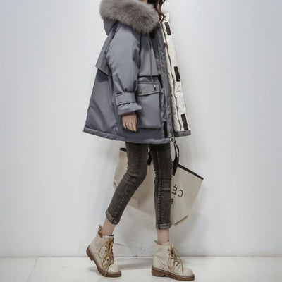 Stylischer Winterparka mit Kunstpelz - Doris
