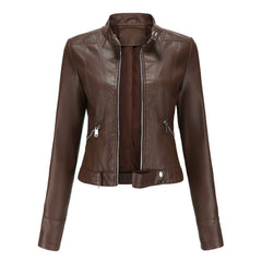 Mille - Elegante Lederjacke in Braun
