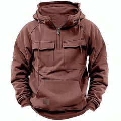 Taktischer Kapuzenpullover - Andrej in Rot