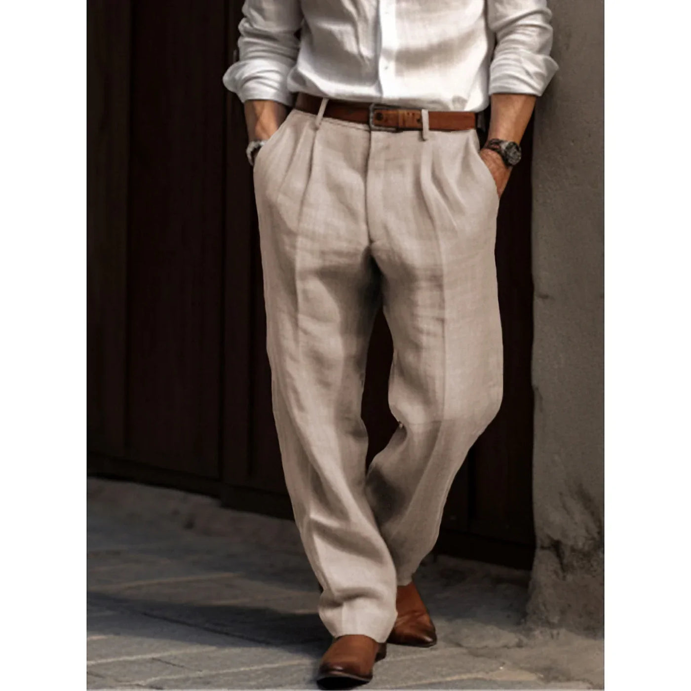 Cooper - Plissierte Herren Hose