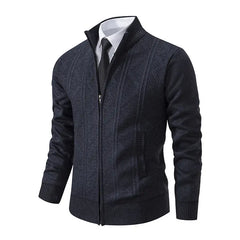Sean - Strickjacke in Grau
