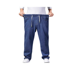 Timo | Herren Denim Jogginghose mit Kordelzug in Dunkelblau