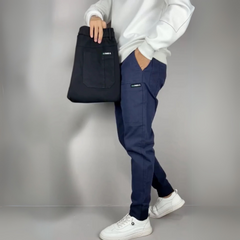 Rolf ™ | Hochwertige elastische Cargohose (1+1 GRATIS) in Blau