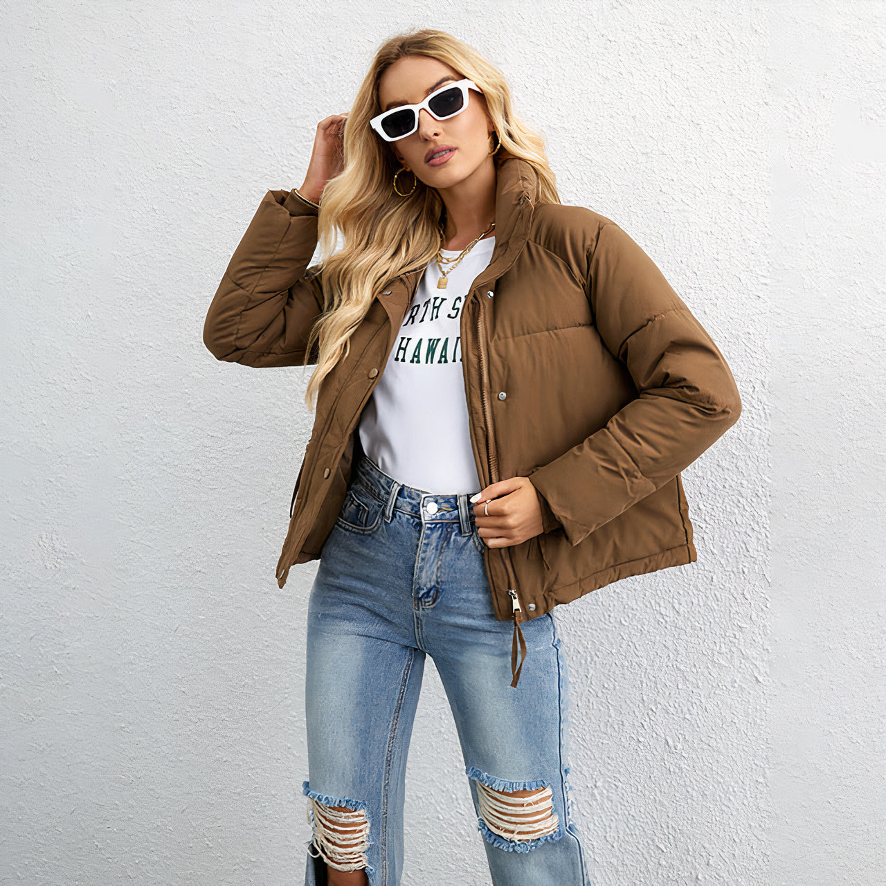 Trendige Damen-Pufferjacke - Agathe