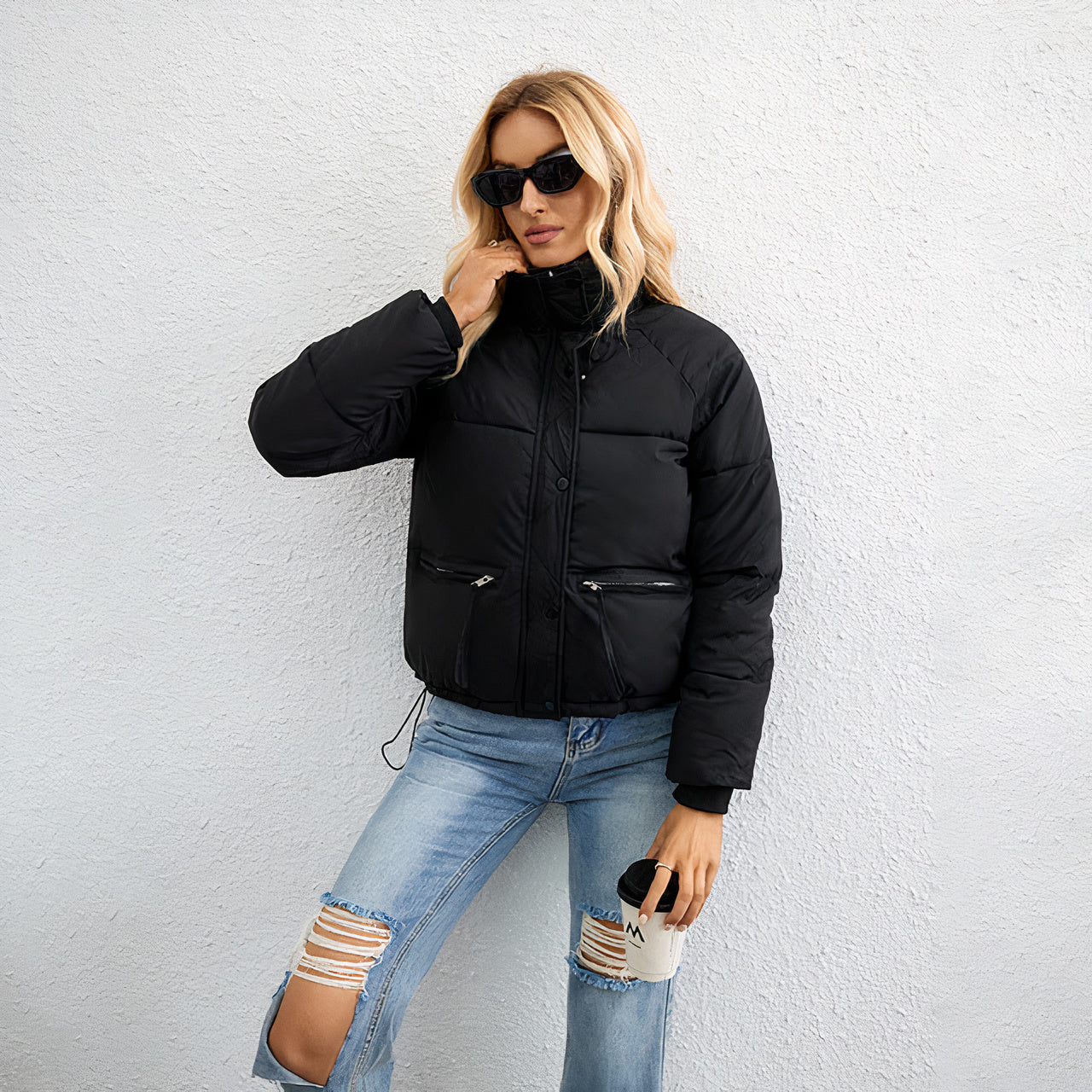 Trendige Damen-Pufferjacke - Agathe