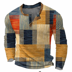 Lässiger Colorblock-Pullover - Christian in Orange