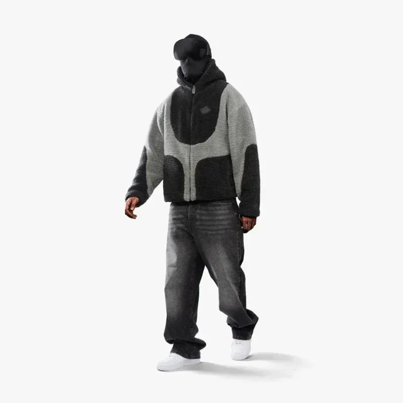 Trendiger moderner Herren-Kapuzenpullover | Warme