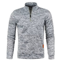 Modischer warmer Winterpulli - Siegmund in Hellgrau