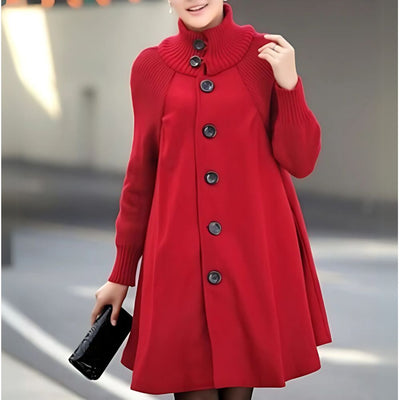 Trendy Elegantes Langes Kleid Mantel - Dorthea