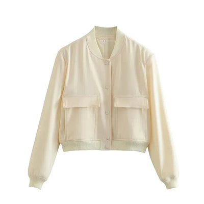 Trendy Warme Baseball Jacke - Hannelore