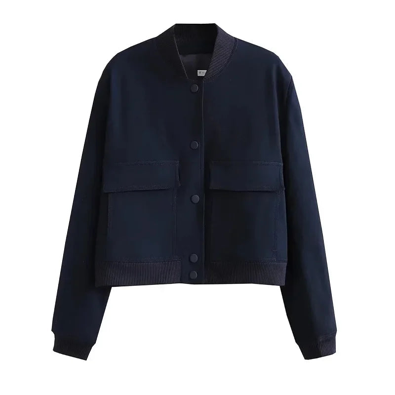 Trendy Warme Baseball Jacke - Hannelore