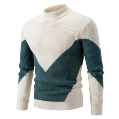 Liam® | Premium Pullover für Herren in Weißer Diamant