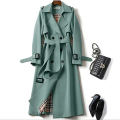 Sarah™ | Stilvoller eleganter Trenchcoat in Grün