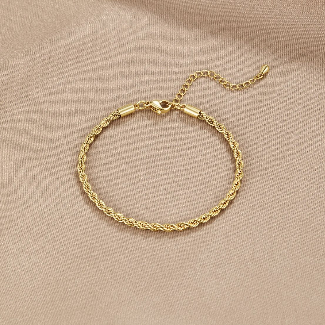 Verdrehte Chic Goldarmband