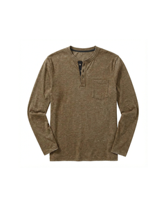 Noah | Komfortables Langarmshirt für stilvolle Looks in Khaki