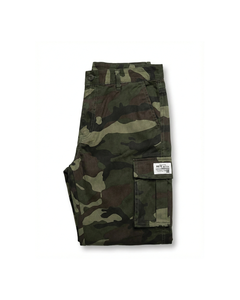 Jonas | Camo Cargo Hose Herren Komfort Fit in Armeegrün