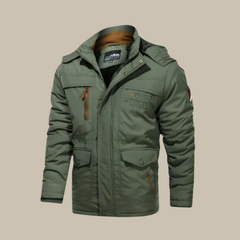 Ultrawarme Parka-Winterjacke - Jaroslav in Armeegrün