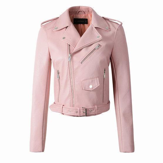 Damen Bikerjacke mit Reißverschluss | Klassisch