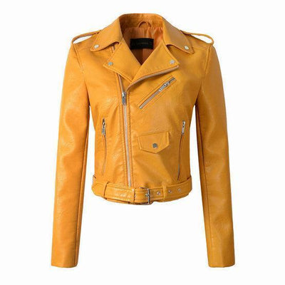 Damen Bikerjacke mit Reißverschluss | Klassisch