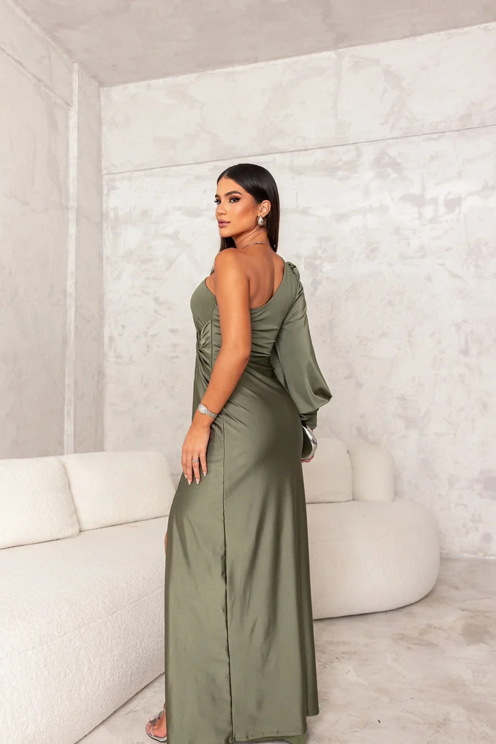 Doria - Elegantes Abendkleid Mit Einer Schulter Für Damen