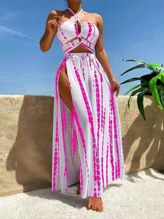 Javiera® | Bikini-Set, Überzug, Badeanzug für Damen in Rosa