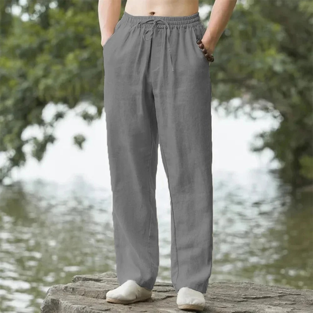 Breezy Leinen Strandhose für Männer