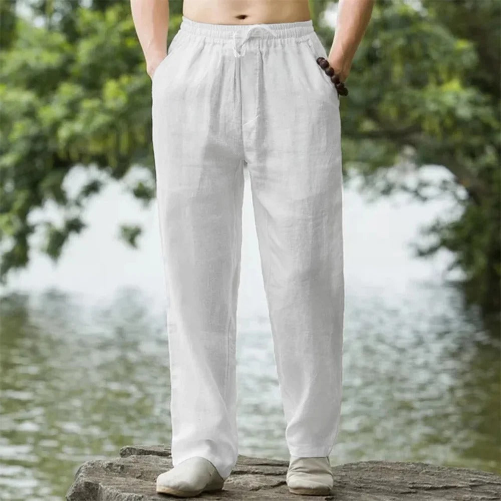 Breezy Leinen Strandhose für Männer