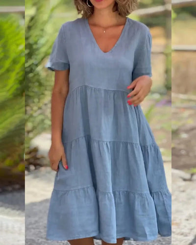 Rieke - Kurzarm-Midikleid - Atmungsaktiv