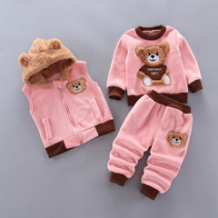 CubbyCuddle - Ultraweicher Anzug - Teddy-Anzug in Hellrosa