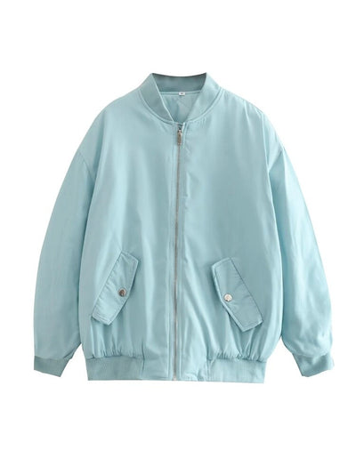 Damen Bomber Übergangsjacke | Übergroße