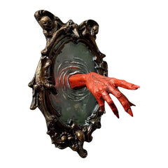 WraithClutch – Wanddeko mit Geisterhand für die Halloween-Dekoration in Rot