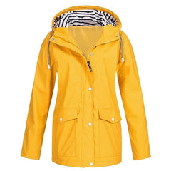 Thibault - Bequeme und wasserabweisende Regenjacke in Gelb