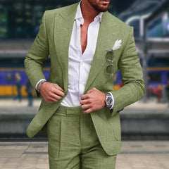 Klaus®️™ | ELEGANTER HERRENANZUG in Grün