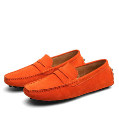 Vincent | Herren Penny Loafer in Orange