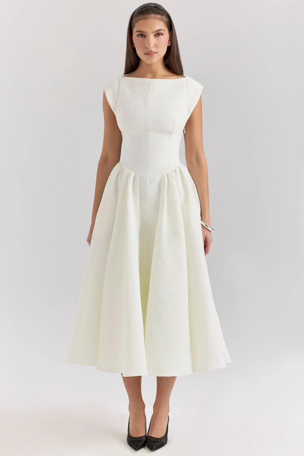 Vintage-Cocktailkleid für Damen | Midi